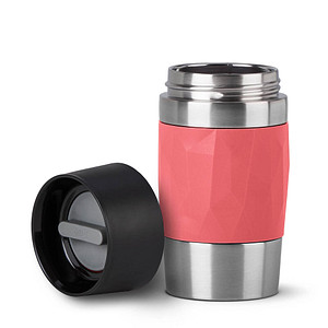 emsa Isolierbecher TRAVEL MUG Compact, 0,3 Liter, rot
