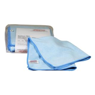 Mikrofasertuch "Rainbow Pro", 40 x 40 cm, 340 g/m², blau | 5 Tücher 