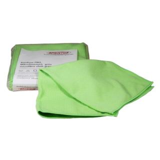 Mikrofasertuch "Rainbow Pro", 40 x 40 cm, 340 g/m², grün | 5 Tücher 