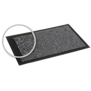 Schmutzfangmatte  90 x 150 cm, Farbe grau meliertmit schnittfester PVC-Rückenbeschichtung