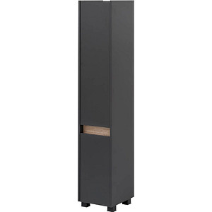 MÖBELPARTNER Badschrank Cosmo anthrazit 30,2 x 33,0 x 164,5 cm