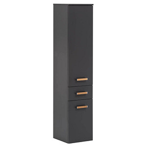 MÖBELPARTNER Badschrank Duo anthrazit 32,7 x 35,3 x 160,1 cm