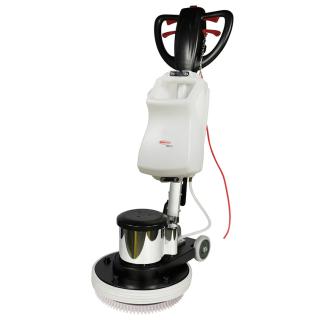 Einscheibenmaschine Sprintus "HERCULES Duo Speed" | Arbeitsgeschwindigkeiten 180 U/min + 360 U/min mit 12 Liter Frischwassertank, Schrubbbürste, Schamponierbürste, Pad-Treibteller, Netzkabel signalrot 12 m Seriennummer...........