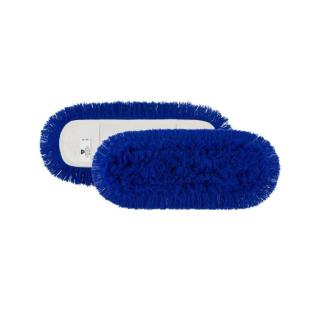 Acryl-Mopp 40 cm, außen und innen Fransen | blau Material: Fransen 100 % Polyacryl, Deckblatt Baumwolle, Aufnahme: Tasche