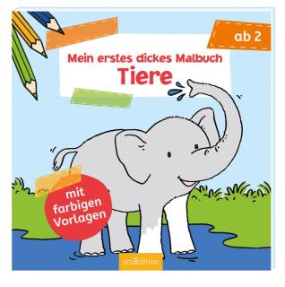 Mein erstes dickes Malbuch - Tiere