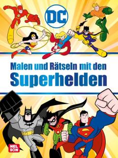 DC Superhelden Malen & Rätseln