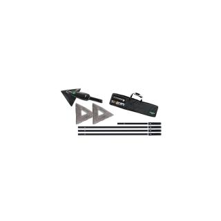Stingray Innenreinigungsset 450 OS | SRKOH einfache Fensterreinigung, mit 1 kurzen und 3 langen Easy-Click-Stange (bis 4,37 m)