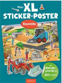 XL Sticker-Poster: Baustelle