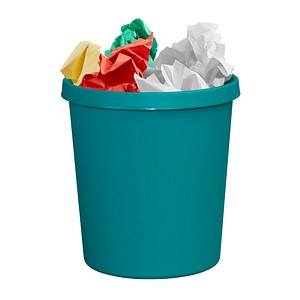 HELIT Papierkorb H6105852 31x32cm 18l rund Kunststoff grün (H61058-52)