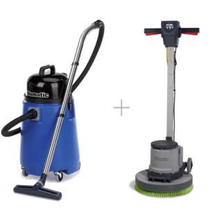 Set Numatic "ESM-Set 5", Wassersauger WV800-2 + Einscheibenmaschine HFM1515G mit PadLoc-Treibteller Seriennummer Wassersauger: .......................................... | Seriennummer Einscheibenmaschine: ..........................................
