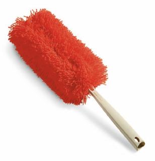 Gabelmop mit Franze, U-Form, farbig mit Handgriff | 43 cm