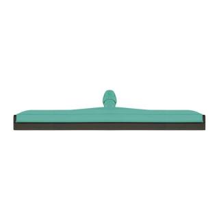 Moosgummiwischer/Wasserschieber/Bodenwischer 45 cm, doppelt, Kunststoffkörper, schwarzer Gummi | türkis passender Stiel Artikel 34038, 57516, 68775