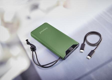 INTENSO Powerbank F10000, 20 W, PD und Qualcomm Quick Charge 3.0