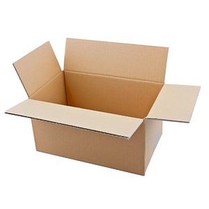 20 Nestler Wellpapp-Faltkartons 1-wellig braun 29,0 x 18,0 x 15,7 cm Außenmaß