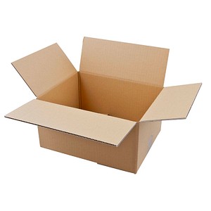 20 Nestler Wellpapp-Faltkartons 1-wellig braun 31,0 x 24,0 x 16,7 cm Außenmaß