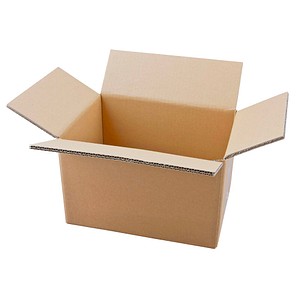 20 Nestler Wellpapp-Faltkartons 2-wellig braun 31,8 x 22,8 x 20,8 cm Außenmaß