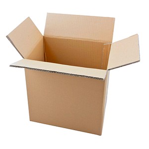 20 Nestler Wellpapp-Faltkartons 2-wellig braun 31,8 x 22,8 x 33,8 cm Außenmaß