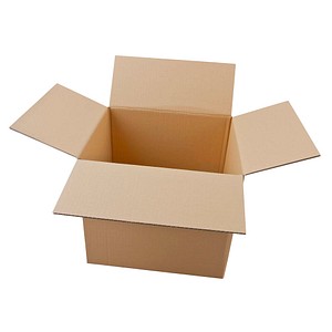 20 Nestler Wellpapp-Faltkartons 1-wellig braun 36,0 x 31,0 x 31,7 cm Außenmaß