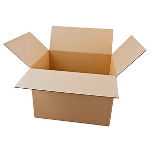 20 Nestler Wellpapp-Faltkartons 1-wellig braun 49,0 x 39,0 x 35,7 cm Außenmaß