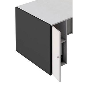 kerkmann Stauraumelement für Theke BARI, mit Tür, weiß