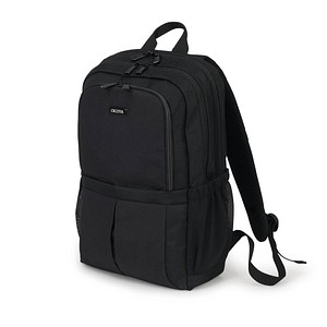 DICOTA Laptop-Rucksack Backpack SCALE Kunstfaser schwarz 18 l bis 39,6 cm (15,6 Zoll)