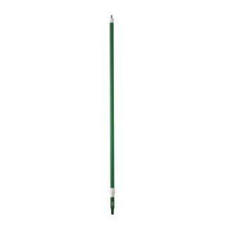 Aluminiumstiel/Teleskopstiel "Vikan", 1,60 m - 2,78 m, Ø 32 mm | grün mit Wasserdurchlauf und Schnellkupplung