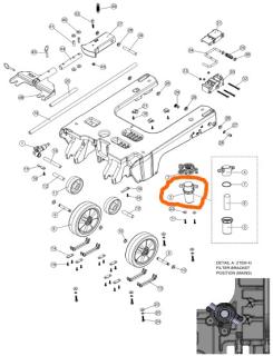 Zubehör/Ersatzteil: Fischwasser Filter komplett passend für Numatic TTB 4045 ||67459||, ||67464||