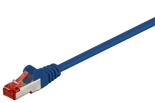 GOOBAY Patch-Kabel CAT6  3,0m blau S/FTP