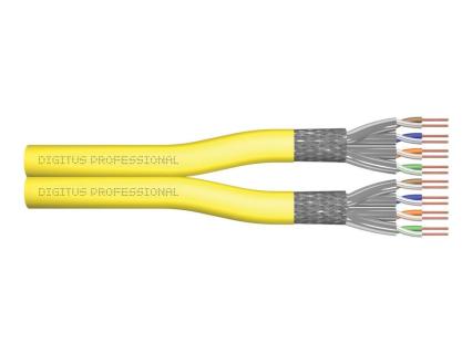 DIGITUS Cat.7A S/FTP Verlegekabel,100m,duplex,Dca-s1a d1 a1