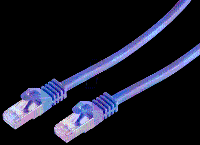 SHIVERPEAKS RJ45 Patchkabel S/FTP PIMF Cat.7 violett 5,0m