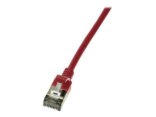 LogiLink Patchkabel Ultraflex, Kat. 6A, U/FTP, 0,3 m, rot