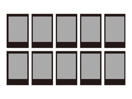 FUJIFILM 1 instax mini Film black frame