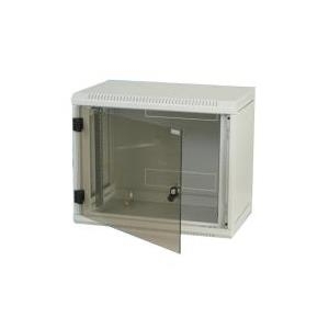 TRITON - 19"" Wandschrank einteilig 4HE/495mm Vollglastür