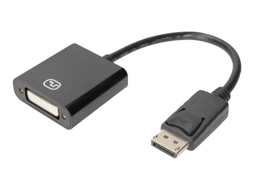 DIGITUS Aktiver DisplayPort Adapter/Konverter, DP auf DVI