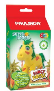 Super Dough Knetfigur Knete Modelliermasse Fancy Horse Yellow