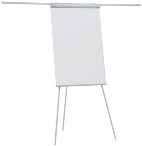 FRANKEN Flipchart "ECO Standard", 680 x 1.050 mm, hellgrau Tafel magnethaftend,