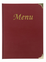 Securit Speisekarten-Mappe BASIC, A5, weinrot