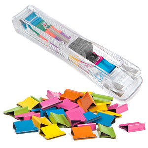 RAPESCO Dokumentenclip-Spender Supaclip 40, farbige Clips
