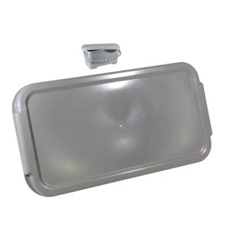 Zubehör/Ersatzteil: Moppboxsystem Deckel, für Eimer 22 Liter | grau 