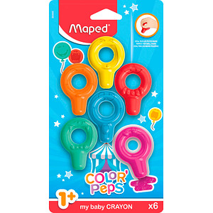 Maped my baby Wachsmalring COLOR'PEPS, 6er Blisterkarte