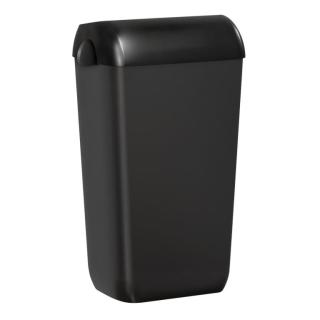 Abfallbehälter, Papierkorb eckig,"Serie Skin Carbon", 23 Liter | carbon 