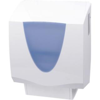 Stoffhandtuchspender "Tekna Ellipse", Automatikeinzug | weiß passend für Stoffhandtuchrollen ||70398||