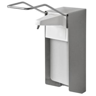 Armhebelspender für  500-ml-Euro-Flaschen | Aluminium mit langem Armhebel Metall und Edelstahlpumpe
