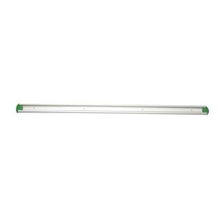 Gerätehalterschiene, 90 cm inklusive 2 farbige Endkappen | grün Wandschiene aus Aluminium für Hygiene-Wandhaltersystem/Gerätehalter, passender Halter ||70598||
