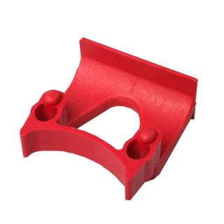 Geräte-Halter, klein Ø 22 - 32 mm | rot passend für Gerätehalterschiene ||70596|| (90 cm), ||70602|| (50 cm)