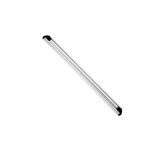 Gerätehalterschiene 50 cm inklusive 2 farbige Endkappen | schwarz Wandschiene aus Aluminium für Hygiene-Wandhaltersystem/Gerätehalter, passende Halter ||70598|| 