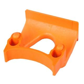Geräte-Halter farbig, groß Ø 28 - 38 mm | orange passend für Gerätehalterschiene ||70596|| (90 cm), ||70602|| (50 cm)