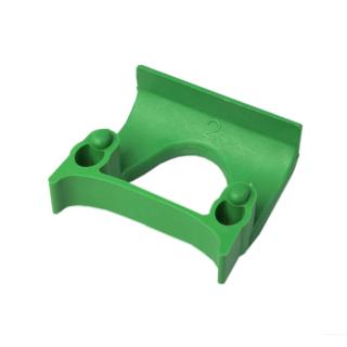 Geräte-Halter farbig, groß Ø 28 - 38 mm | grün passend für Gerätehalterschiene ||70596|| (90 cm), ||70602|| (50 cm)