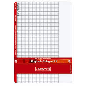 BRUNNEN Ringbucheinlagen kariert