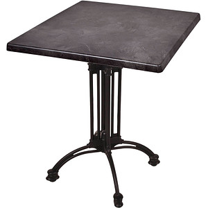 Garden Pleasure MORENA Bistrotisch Holz dunkelgrau 70,0 x 70,0 x 74,0 cm